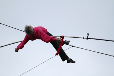 traverséee seine funambule