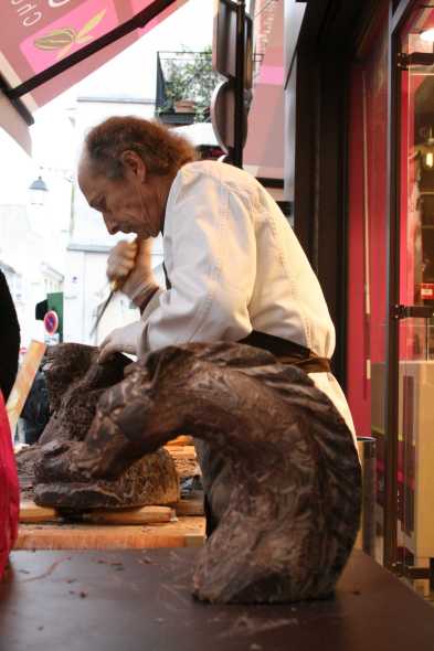 Sculpteur sur Chocolat
