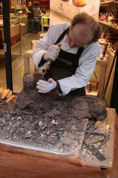 Sculpteur sur Chocolat