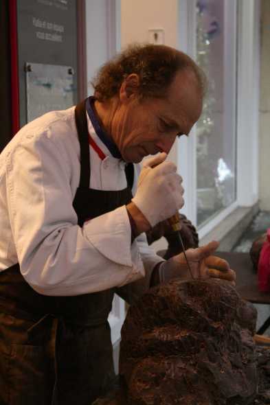 Sculpteur sur Chocolat